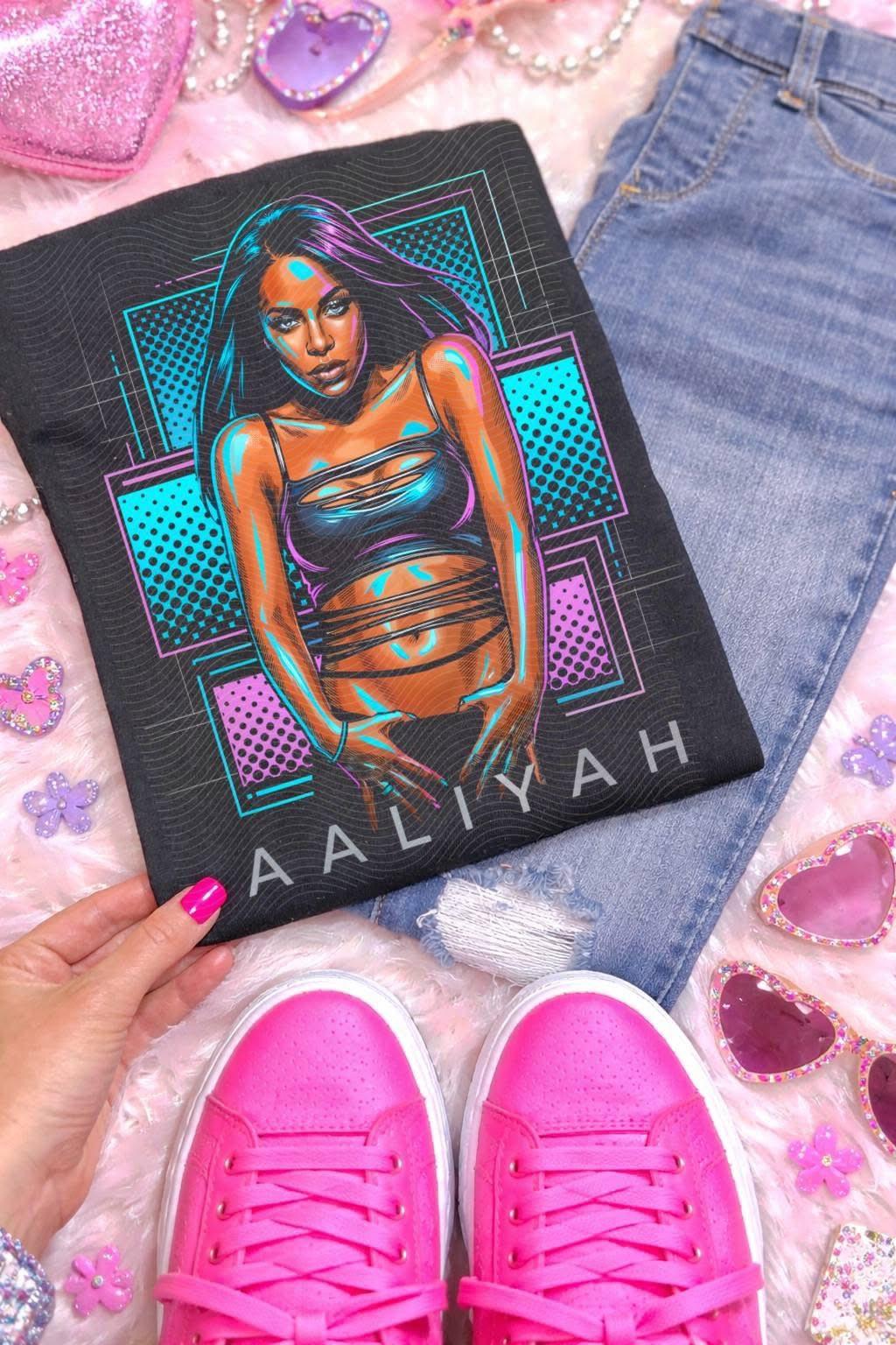 Aaliyah Graphic Tee product image 1