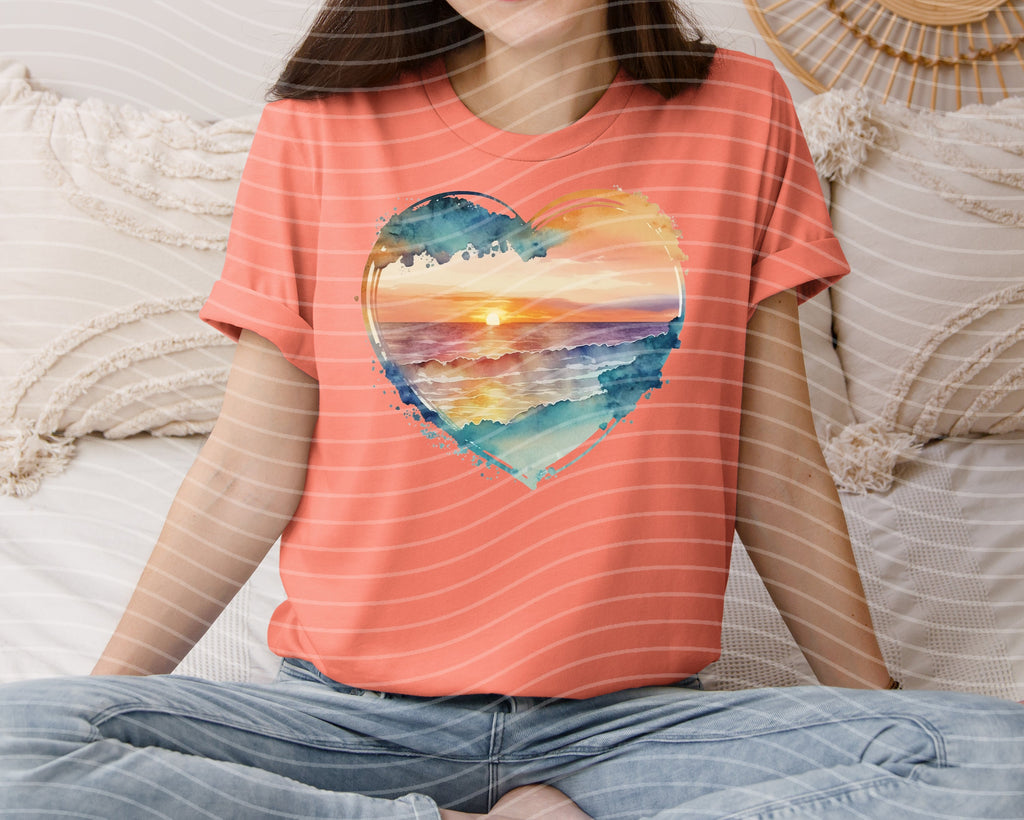 Beach Heart Graphic Tee product image 1