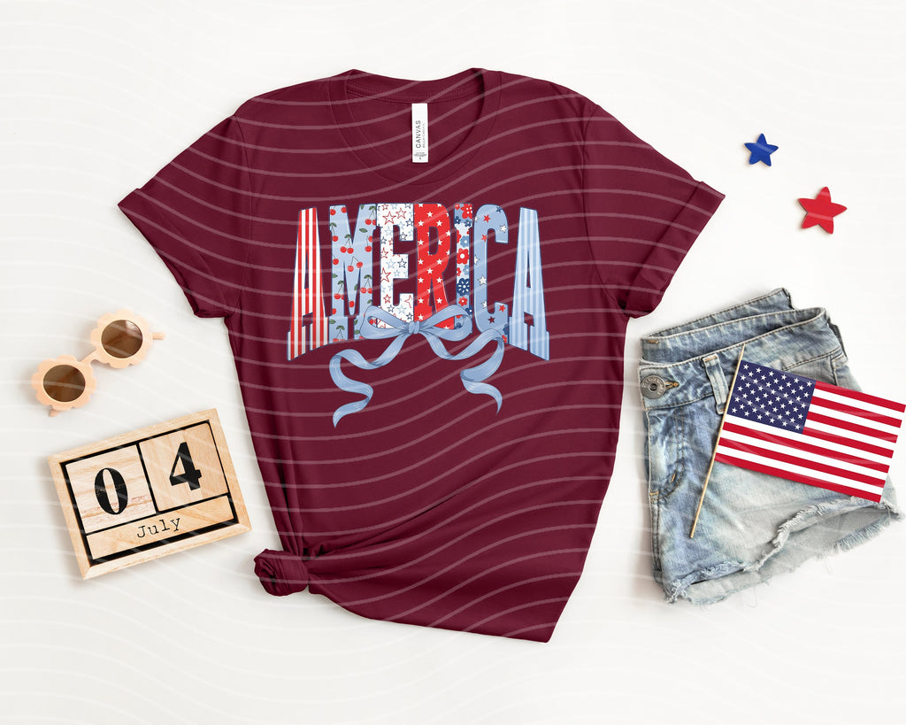 America Bow Graphic Tee product image 1