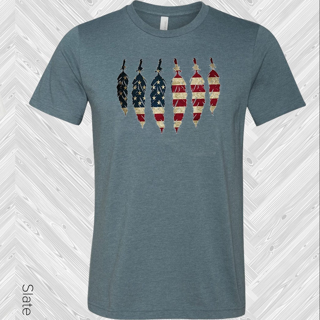 Americana Feathers Graphic Tee product image 1