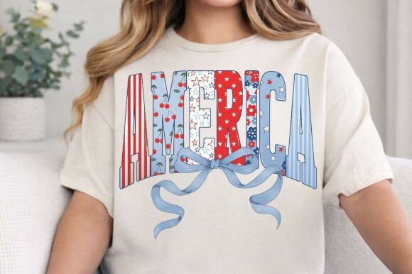 America Bow Graphic Tee product image 2