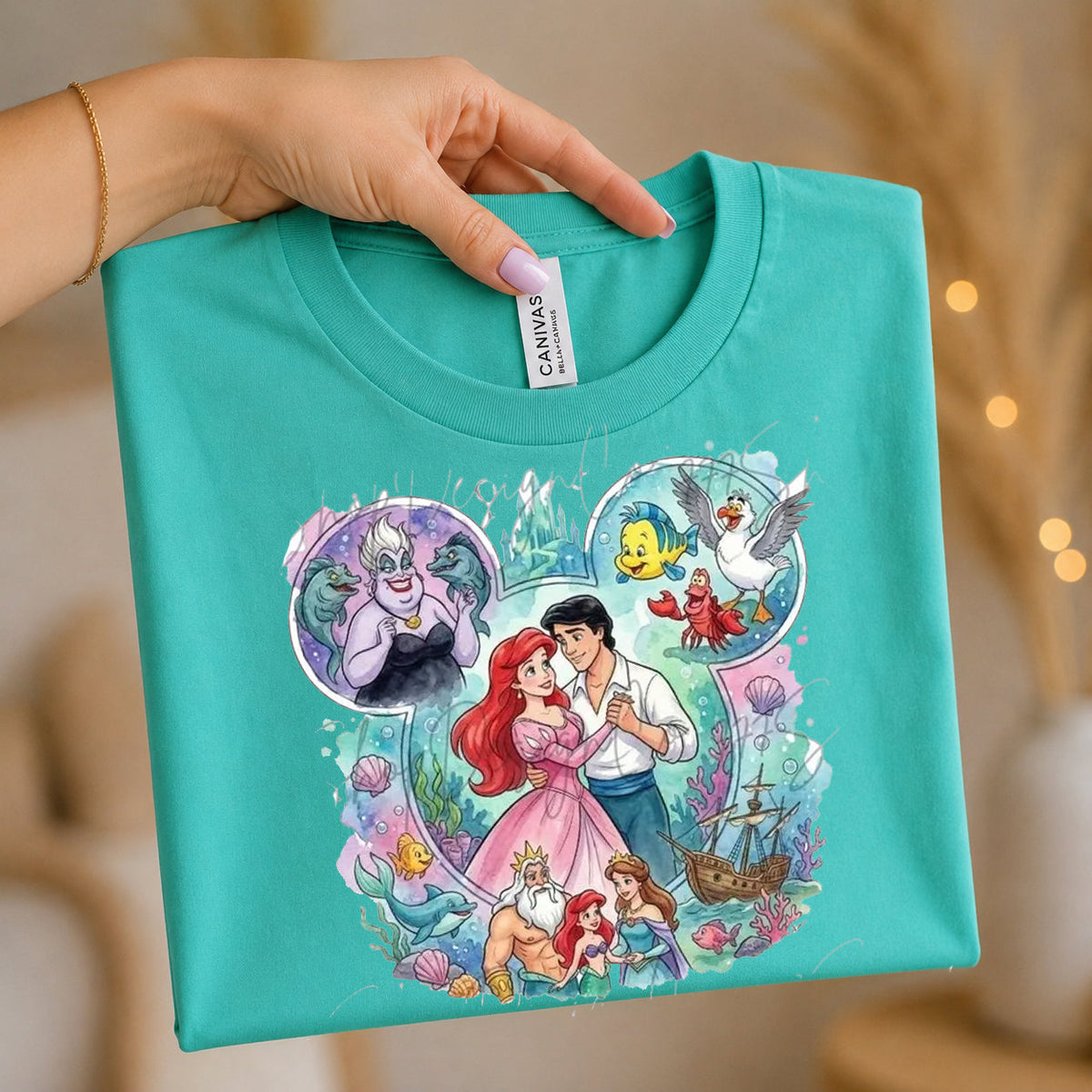Ariel and Eric Graphic Tee product image 1